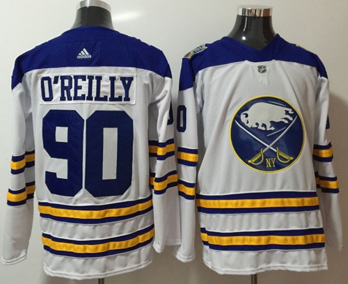 Adidas Sabres #90 Ryan O'Reilly White Road Authentic Stitched NHL Jersey Adidas Sabres #90 Ryan O'Reilly White Road Authentic Stitched NHL Jersey