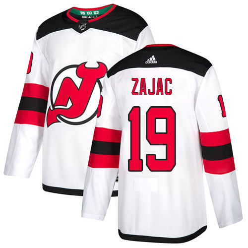 Adidas Devils #19 Travis Zajac White Road Authentic Stitched NHL Jersey Adidas Devils #19 Travis Zajac White Road Authentic Stitched NHL Jersey