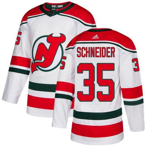 Adidas Devils #35 Cory Schneider White Alternate Authentic Stitched NHL Jersey Adidas Devils #35 Cory Schneider White Alternate Authentic Stitched NHL Jersey