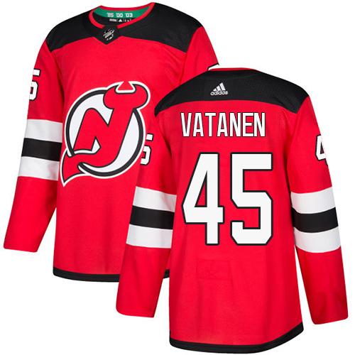 Adidas Devils #45 Sami Vatanen Red Home Authentic Stitched NHL Jersey Adidas Devils #45 Sami Vatanen Red Home Authentic Stitched NHL Jersey