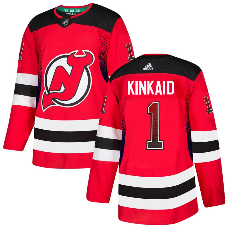 Devils 1 Keith Kinkaid Red Drift Fashion Adidas Jersey Devils 1 Keith Kinkaid Red Drift Fashion Adidas Jersey