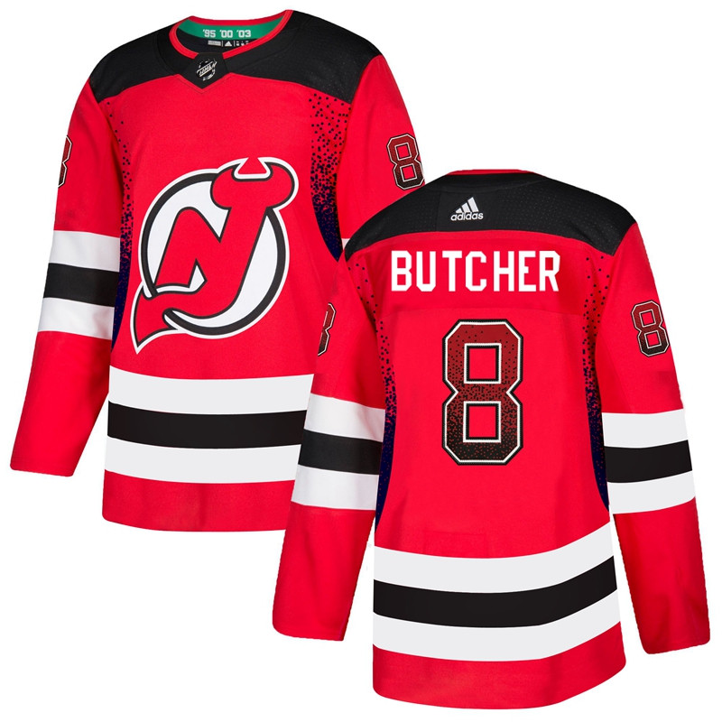 Devils 8 Will Butcher Red Drift Fashion Adidas Jersey Devils 8 Will Butcher Red Drift Fashion Adidas Jersey