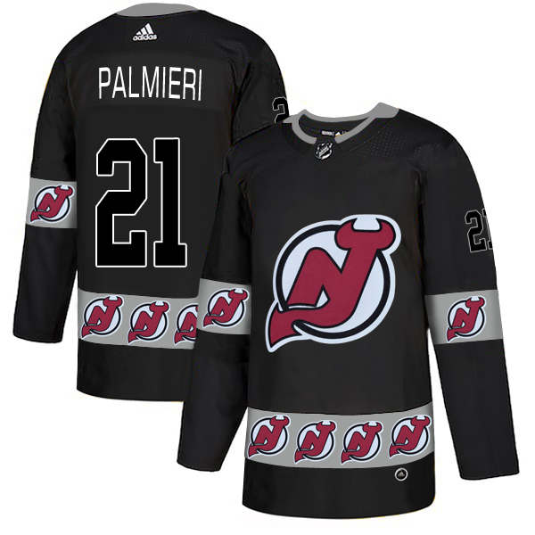 Devils 21 Kyle Palmieri Black Team Logos Fashion Adidas Jersey Devils 21 Kyle Palmieri Black Team Logos Fashion Adidas Jersey