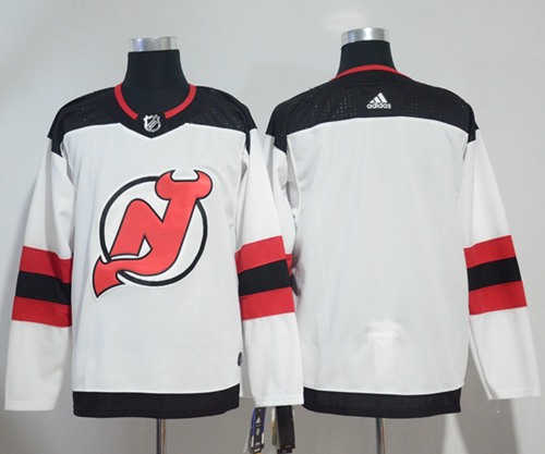 Adidas Devils Blank White Road Authentic Stitched NHL Jersey Adidas Devils Blank White Road Authentic Stitched NHL Jersey