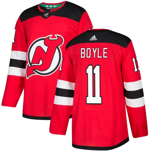 Adidas Devils #11 Brian Boyle Red Home Authentic Stitched NHL Jersey Adidas Devils #11 Brian Boyle Red Home Authentic Stitched NHL Jersey