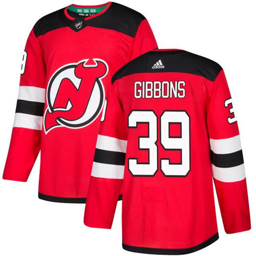 Adidas Devils #39 Brian Gibbons Red Home Authentic Stitched NHL Jersey Adidas Devils #39 Brian Gibbons Red Home Authentic Stitched NHL Jersey