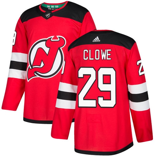 Adidas Devils #29 Ryane Clowe Red Home Authentic Stitched NHL Jersey Adidas Devils #29 Ryane Clowe Red Home Authentic Stitched NHL Jersey