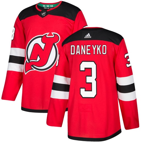 Adidas Devils #3 Ken Daneyko Red Home Authentic Stitched NHL Jersey Adidas Devils #3 Ken Daneyko Red Home Authentic Stitched NHL Jersey