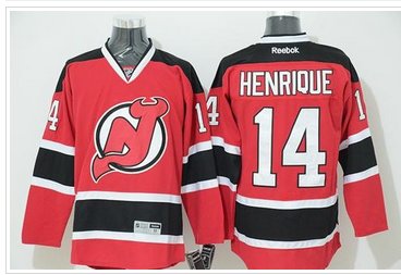 New Jersey Devils #14 Adam Henrique Red Stitched NHL Jersey