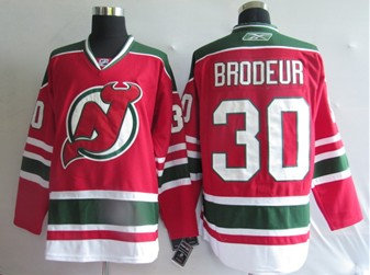 NHL Jerseys New Jersey Devils 30 Brodeur red