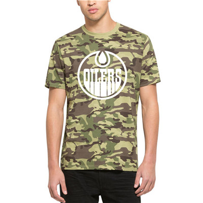 Edmonton Oilers '47 Alpha T-Shirt Camo Edmonton Oilers '47 Alpha T-Shirt Camo