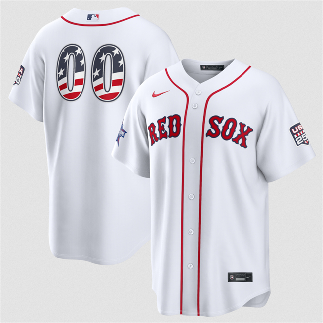 Men's Boston Red Sox Active Player Custom White 2026 All-Star Edition Stars & Stripes Stadium Pick-A-Player Stitched Baseball Jersey Men's Boston Red Sox Active Player Custom White 2026 All-Star Edition Stars & Stripes Stadium Pick-A-Player Stitched Baseball Jersey