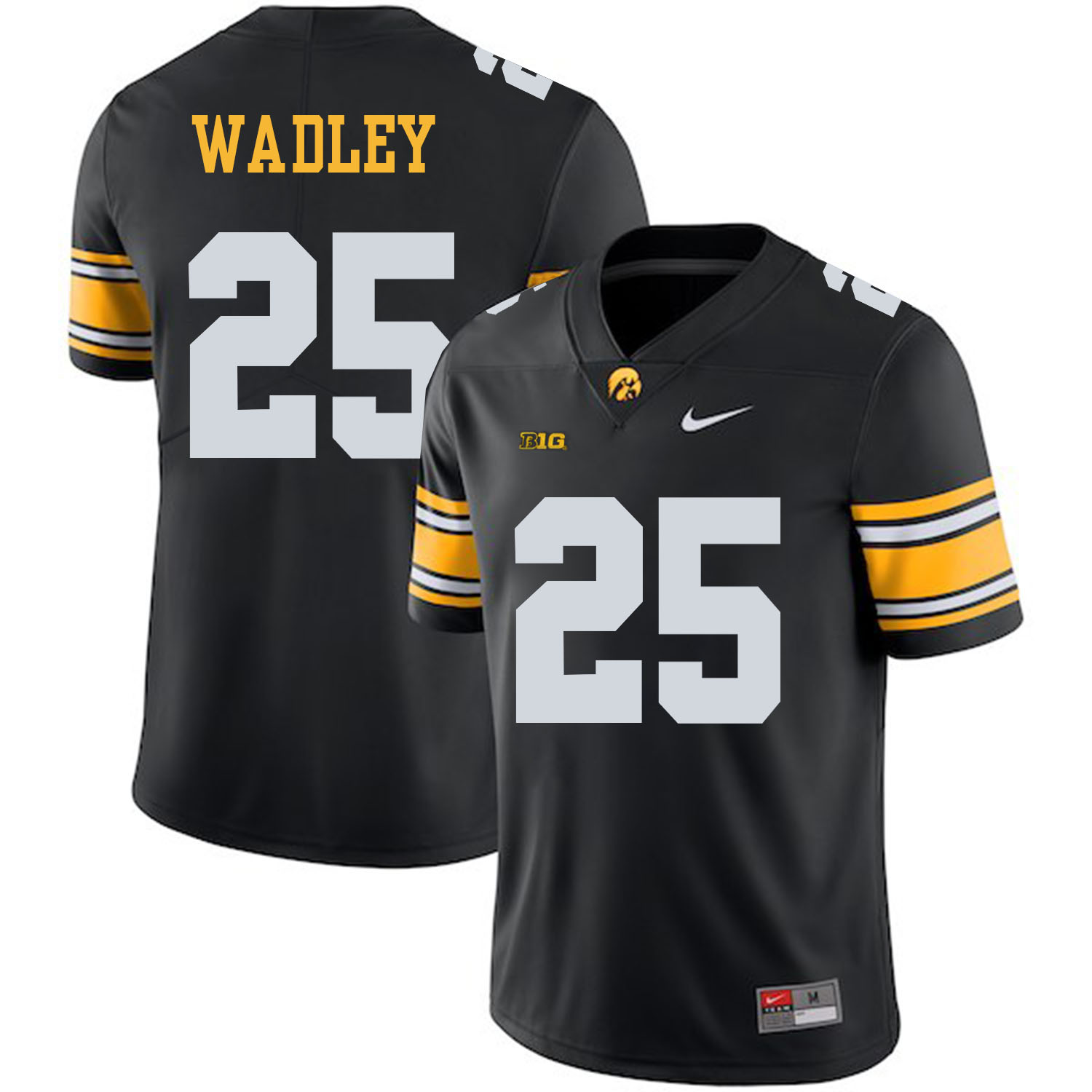 Iowa Hawkeyes 25 Akrum Wadley Black College Football Jersey Iowa Hawkeyes 25 Akrum Wadley Black College Football Jersey