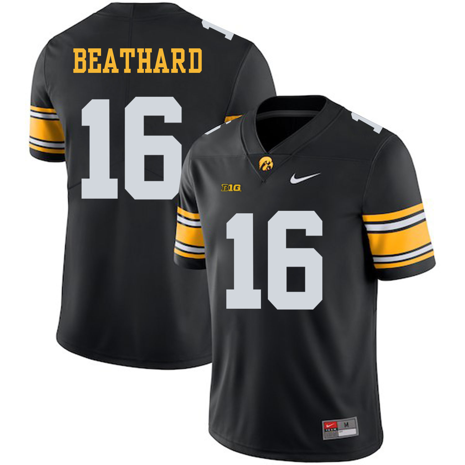 Iowa Hawkeyes 16 C.J Beathard Black College Football Jersey Iowa Hawkeyes 16 C.J Beathard Black College Football Jersey