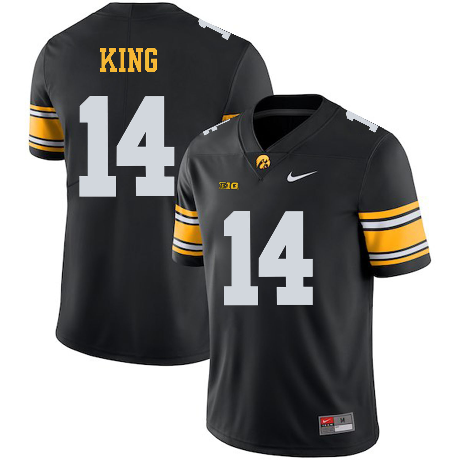 Iowa Hawkeyes 14 Desmond King Black College Football Jersey Iowa Hawkeyes 14 Desmond King Black College Football Jersey