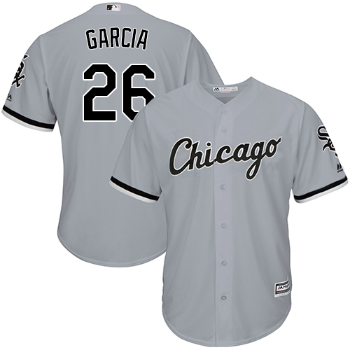 White Sox #26 Avisail Garcia Grey Road Cool Base Stitched Youth MLB Jersey White Sox #26 Avisail Garcia Grey Road Cool Base Stitched Youth MLB Jersey