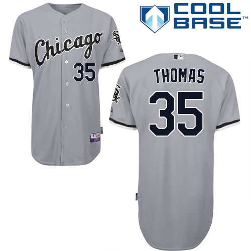White Sox #35 Frank Thomas Grey Road Cool Base Stitched Youth MLB Jersey White Sox #35 Frank Thomas Grey Road Cool Base Stitched Youth MLB Jersey