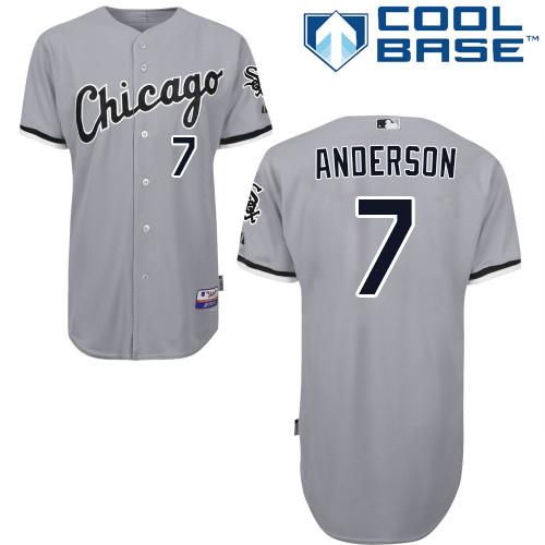 White Sox #7 Tim Anderson Grey Road Cool Base Stitched Youth MLB Jersey White Sox #7 Tim Anderson Grey Road Cool Base Stitched Youth MLB Jersey
