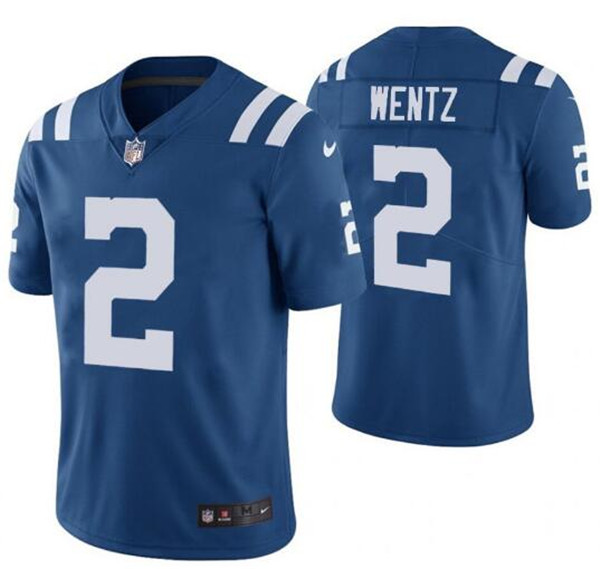 Youth Indianapolis Colts #2 Carson Wentz Blue Vapor Untouchable Limited Stitched Football Jersey Youth Indianapolis Colts #2 Carson Wentz Blue Vapor Untouchable Limited Stitched Football Jersey