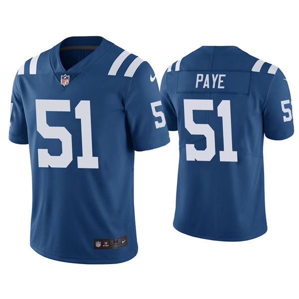 Youth Indianapolis Colts #51 Kwity Paye Blue Vapor Untouchable Limited Stitched Football Jersey Youth Indianapolis Colts #51 Kwity Paye Blue Vapor Untouchable Limited Stitched Football Jersey