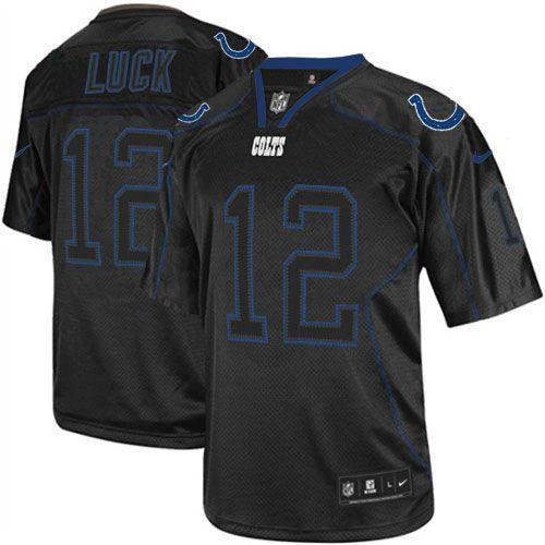 Nike Colts #12 Andrew Luck Lights Out Black Youth Stitched NFL Elite Jersey Nike Colts #12 Andrew Luck Lights Out Black Youth Stitched NFL Elite Jersey