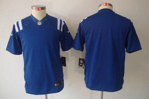Youth NEW NFL Indianapolis Colts Blank Blue Jerseys