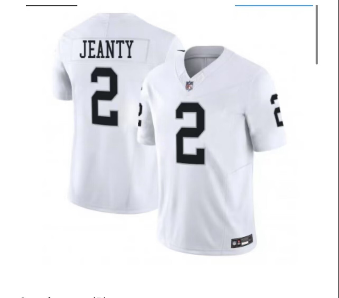 Youth Las Vegas Raiders #2 Ashton Jeanty Black 2025 F.U.S.E. Vapor Stitched Football Jerseys (2)
