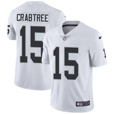 Nike Raiders #15 Michael Crabtree White Youth Stitched NFL Vapor Untouchable Limited Jersey Nike Raiders #15 Michael Crabtree White Youth Stitched NFL Vapor Untouchable Limited Jersey