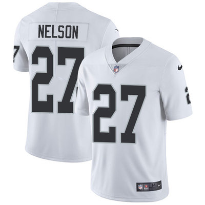 Nike Raiders #27 Reggie Nelson White Youth Stitched NFL Vapor Untouchable Limited Jersey Nike Raiders #27 Reggie Nelson White Youth Stitched NFL Vapor Untouchable Limited Jersey