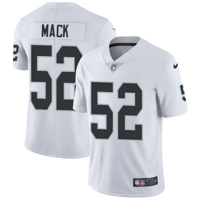 Nike Raiders #52 Khalil Mack White Youth Stitched NFL Vapor Untouchable Limited Jersey Nike Raiders #52 Khalil Mack White Youth Stitched NFL Vapor Untouchable Limited Jersey