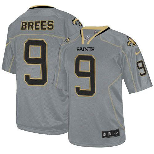 Nike Saints #9 Drew Brees Lights Out Grey Youth Stitched NFL Elite Jersey Nike Saints #9 Drew Brees Lights Out Grey Youth Stitched NFL Elite Jersey