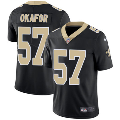 Nike Saints #57 Alex Okafor Black Team Color Youth Stitched NFL Vapor Untouchable Limited Jersey Nike Saints #57 Alex Okafor Black Team Color Youth Stitched NFL Vapor Untouchable Limited Jersey