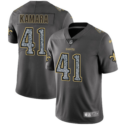 Nike Saints #41 Alvin Kamara Gray Static Youth NFL Vapor Untouchable Game Jersey Nike Saints #41 Alvin Kamara Gray Static Youth NFL Vapor Untouchable Game Jersey