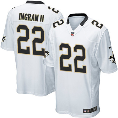 Nike Saints #22 Mark Ingram II White Youth Stitched NFL Elite Jersey Nike Saints #22 Mark Ingram II White Youth Stitched NFL Elite Jersey