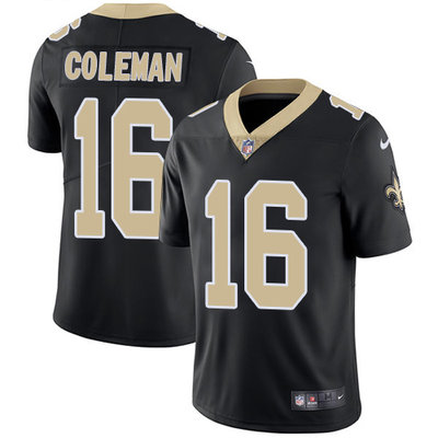 Nike Saints #16 Brandon Coleman Black Team Color Youth Stitched NFL Vapor Untouchable Limited Jersey Nike Saints #16 Brandon Coleman Black Team Color Youth Stitched NFL Vapor Untouchable Limited Jersey