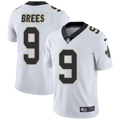 Nike Saints #9 Drew Brees White Youth Stitched NFL Vapor Untouchable Limited Jersey Nike Saints #9 Drew Brees White Youth Stitched NFL Vapor Untouchable Limited Jersey