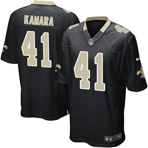 Nike Saints #41 Alvin Kamara Black Team Color Youth Stitched NFL Elite Jersey Nike Saints #41 Alvin Kamara Black Team Color Youth Stitched NFL Elite Jersey