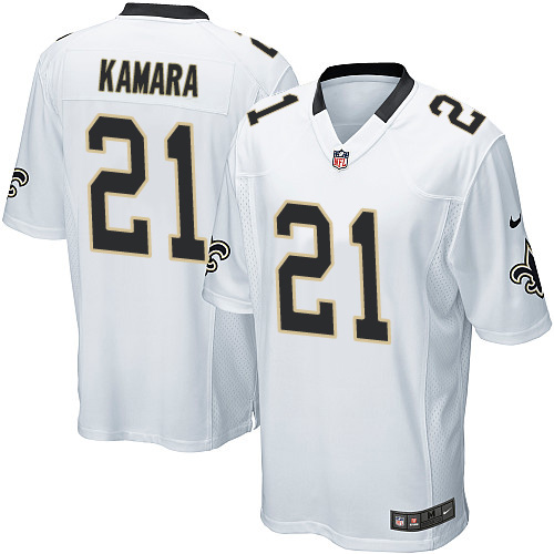 Nike Saints #21 Alvin Kamara White Youth Stitched NFL Elite Jersey Nike Saints #21 Alvin Kamara White Youth Stitched NFL Elite Jersey