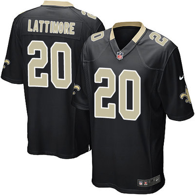 Nike Saints #20 Marshon Lattimore Black Team Color Youth Stitched NFL Elite Jersey Nike Saints #20 Marshon Lattimore Black Team Color Youth Stitched NFL Elite Jersey