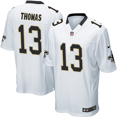 Nike Saints #13 Michael Thomas White Youth Stitched NFL Elite Jersey Nike Saints #13 Michael Thomas White Youth Stitched NFL Elite Jersey