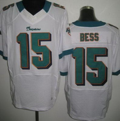NEW NFL Miami Dolphins 15 Davone Bess White Jerseys(Elite) NEW NFL Miami Dolphins 15 Davone Bess White Jerseys(Elite)