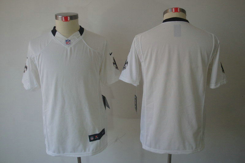 Youth NEW New Orleans Saints Blank White Jerseys