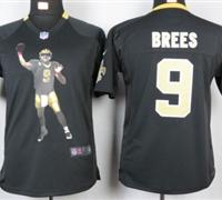 Nike Youth New Orleans Saints #9 Brees Black Portrait Fashion Game Jerseys Nike Youth New Orleans Saints #9 Brees Black Portrait Fashion Game Jerseys