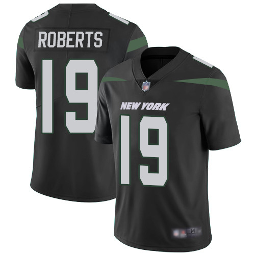 Jets #19 Andre Roberts Black Alternate Youth Stitched Football Vapor Untouchable Limited Jersey Jets #19 Andre Roberts Black Alternate Youth Stitched Football Vapor Untouchable Limited Jersey