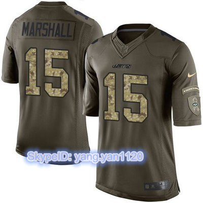 Nike Jets #15 Brandon Marshall Green Youth Stitched NFL Limited Salute to Service Jersey Nike Jets #15 Brandon Marshall Green Youth Stitched NFL Limited Salute to Service Jersey