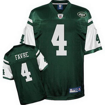 New York JETS 4 FAVRE Green Youth Jerseys