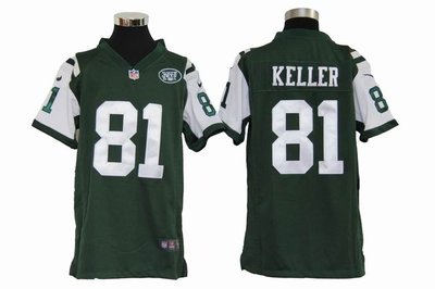 Youth Nike NFL New York Jets 81 Dustin Keller Green Jerseys