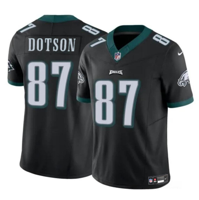 Youth Philadelphia Eagles #87 Jahan Dotson Black F.U.S.E Vapor Untouchable Limited Stitched Football Jersey Youth Philadelphia Eagles #87 Jahan Dotson Black F.U.S.E Vapor Untouchable Limited Stitched Football Jersey