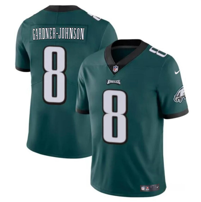 Youth Philadelphia Eagles #8 Chauncey Gardner-Johnson Green Vapor Untouchable Limited Stitched Football Jersey Youth Philadelphia Eagles #8 Chauncey Gardner-Johnson Green Vapor Untouchable Limited Stitched Football Jersey