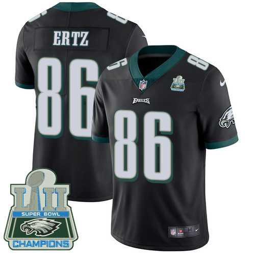 Nike Eagles #86 Zach Ertz Black Alternate Super Bowl LII Champions Youth Stitched NFL Vapor Untouchable Limited Jersey Nike Eagles #86 Zach Ertz Black Alternate Super Bowl LII Champions Youth Stitched NFL Vapor Untouchable Limited Jersey